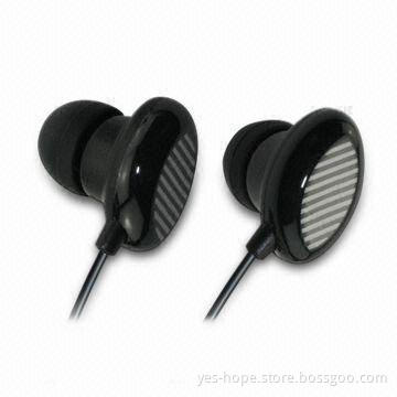 Digital Stereo Sound Wired Earphones with 60mW Maximum Input Power and Metal Construction